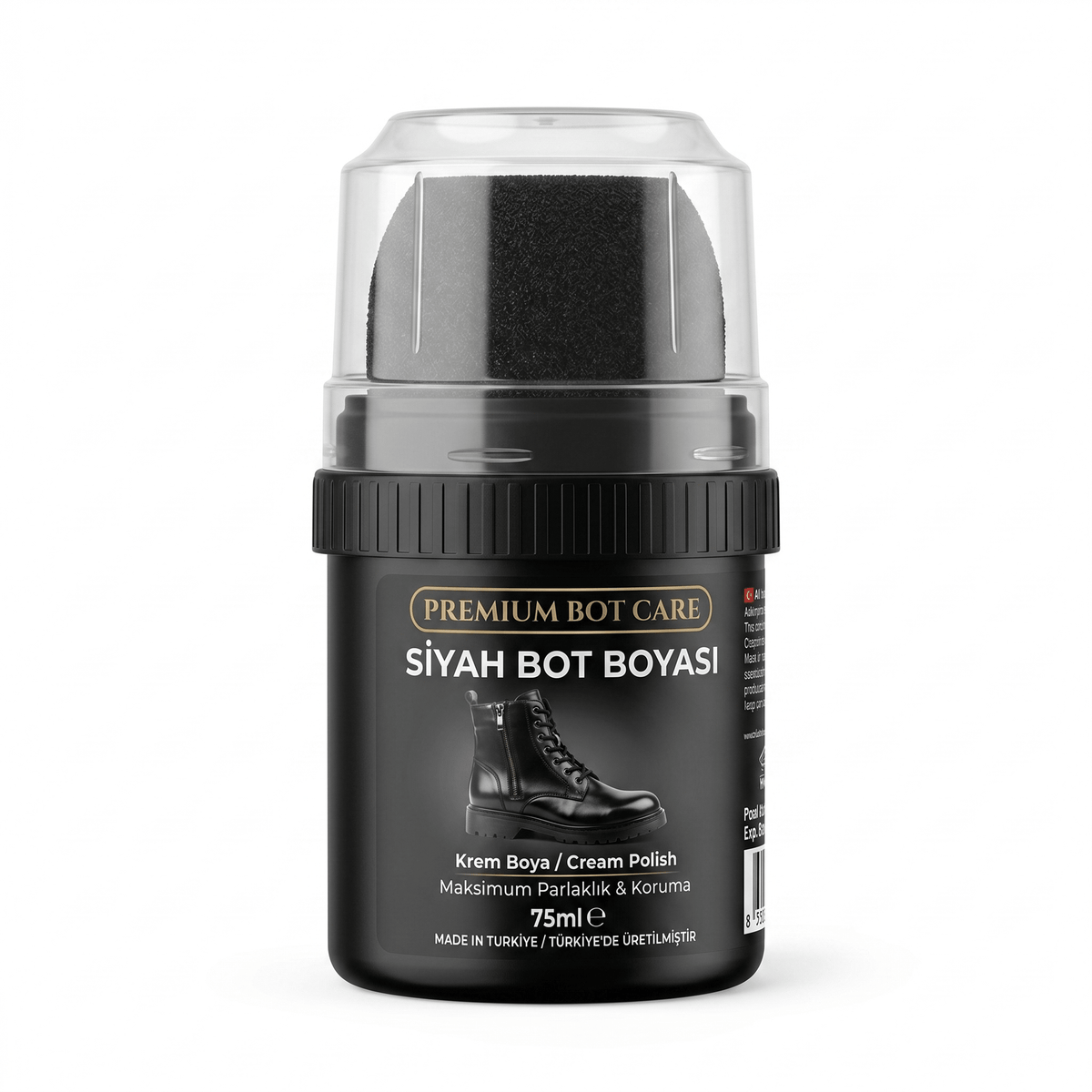 Siyah Bot Boyası - Bedelli Asker Seti - Bordo Bedelli