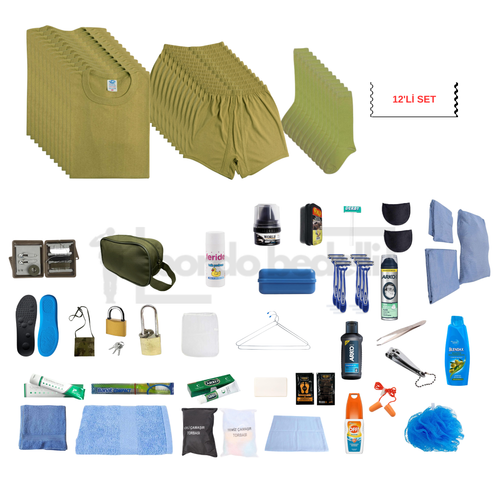 VIP 12'li Askerlik Seti