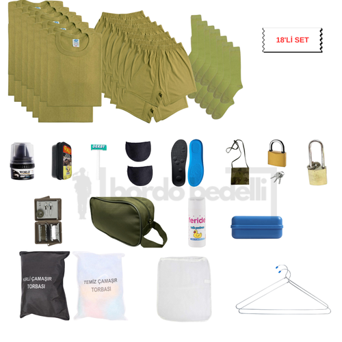 Ekonomik 18'li Askerlik Seti