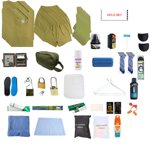 GOLD 24'lü Askerlik Seti