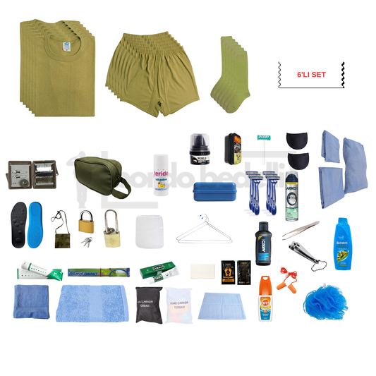 VIP 6'lı Askerlik Seti