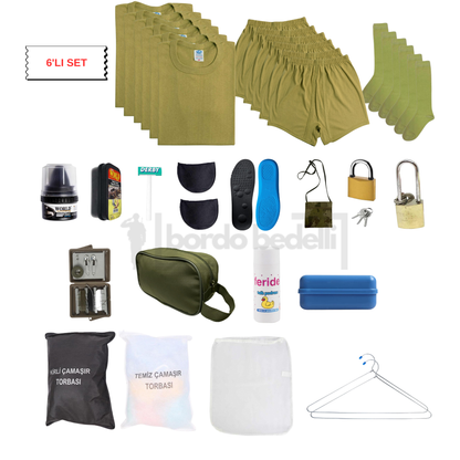 Ekonomik 6'lı Askerlik Seti