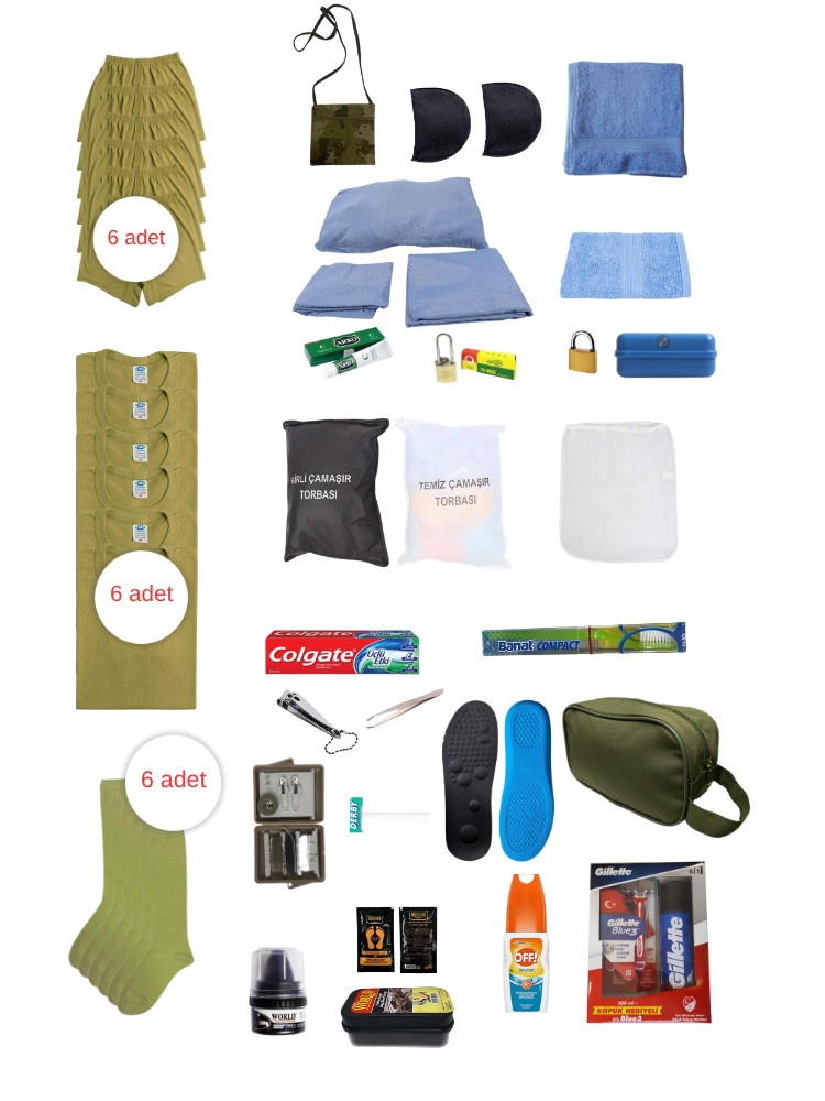 6'lı Bedelli Askerlik Seti