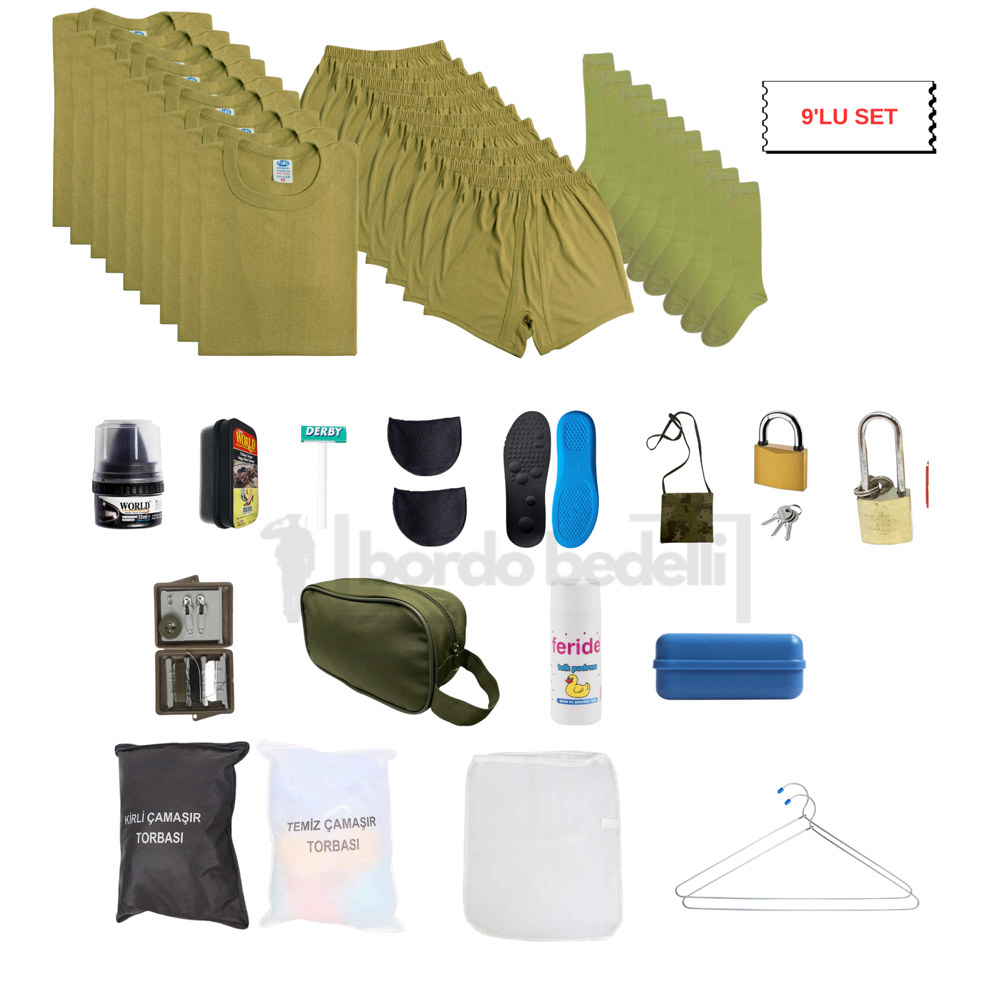 Ekonomik 9'lu Askerlik Seti